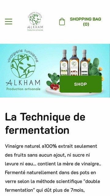 Alkham — Website Design (Mobile)